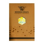 Reusable, biodegradable natural foil, made of beeswax, model type A, set of 3 pieces